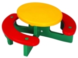 儿童桌椅连体组合包邮多功能塑料野餐桌学习写字书桌幼儿园餐桌椅