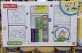 秒杀促销 美赞臣最新儿童玩具费雪炫彩绘画成长画框宝宝填色图册
