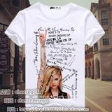 新品Avril R. Lavigne 艾薇儿拉维尼专辑同款周边粉丝男女短袖T恤