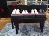 黑色饰品展示柜服装店中岛柜欧式高低桌子流水台高低台烤漆展示桌