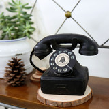 老式复古电话机摆件 树脂装饰工艺品 酒吧餐厅咖啡馆店面橱窗展示