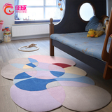 简约现代抽象石头地毯客厅茶几沙发卧室床边毯婚房满铺大地毯定制