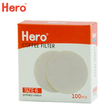 Hero 咖啡过滤纸 摩卡壶6号滤纸 100片 木质纤维滤纸