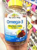 澳洲直邮 Nature’s Way 成人每日所需Omega-3鱼油软糖110粒