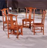 红木家具 实木椅子中式靠背椅鸡翅木仿古凳子儿童凳子换鞋凳实木