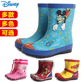迪士尼儿童雨鞋男童女童卡通防滑雨靴小孩水鞋米奇宝宝雨鞋