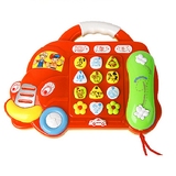 卡通汽车儿童玩具电话机智能婴儿学习机早教故事机小孩玩具1~3岁