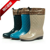 正品回力女士单雨鞋中筒时尚甜美潮流雨靴可爱韩版水靴套鞋