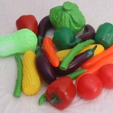 塑料水果蔬菜模型 儿童玩具过家家仿真宝宝果蔬玩具 早教认知益智