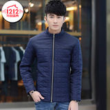 新款冬装男士立领棉衣 男青年修身韩版学生外套潮流加厚夹克棉服