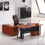 老板桌广州办公家具简约现代实木大班台主管桌经理桌老板办公桌