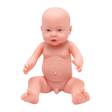 仿真新生儿搪胶塑胶玩具医学婴儿家政月嫂培训护理娃娃模型