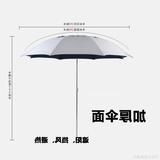 特价姜太公金威钓鱼伞 万向防雨防晒防紫外线 2米三折双层遮阳伞