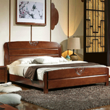 成人全实木单人双人床1.8-2米 纯实木橡木床简约现代1.5米特价床