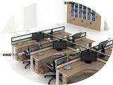 福州办公家具时尚屏风卡座工作位 简约隔断职员桌组合电脑办公桌
