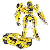 拼装模型变形金刚玩具擎天柱恐龙大黄蜂机器人汽车合金版儿童玩具