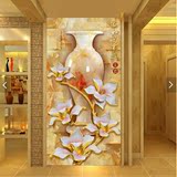中式3d玉雕玄关背景墙瓷砖 走廊客厅陶瓷壁画立体浮雕家和万事兴