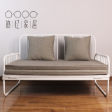 现货两用可折叠沙发床铁床1.2简约小户型1.5米铁艺沙发床1.8米