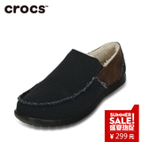 正品Crocs男鞋代购 秋冬款男式圣克鲁兹浪人保暖帆布休闲鞋15942