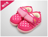 阿福贝贝儿童棉鞋男女童鞋1-3岁婴儿棉鞋宝宝学步鞋保暖加绒冬鞋