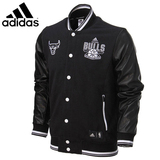 Adidas阿迪达斯男装 2015篮球夹克运动针织连帽NBA外套AJ4380