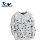 TAGA童装男童长袖T恤印花上衣2016秋季新款时尚纯棉套头卫衣