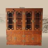中式柜子明清古典成人黄花梨木非洲仿古红木家具实木书架书柜