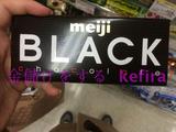 日本代购 直邮明治Meiji 至尊BLACK特浓黑巧克力 经典苦味50g