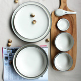 齐德陶瓷ZEROKYCLAN西餐具套装早餐盘牛排盘餐碗米饭碗汤盘面碗