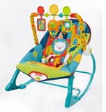 美国直邮代购 费雪fisher-price婴幼儿自动摇椅震动安抚音乐摇篮