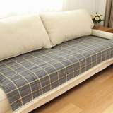 日式小清新简约沙发垫夏棉线编织四季通用布艺时尚坐垫 夏季凉垫