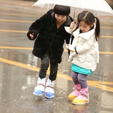 儿童雨鞋套 防水鞋套 雨靴防雨水鞋套雨天学生男女童防滑便携