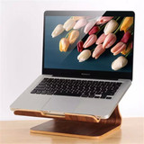 木质 macbook air 苹果笔记本实木支架 桌面底座电脑散热器 竹木