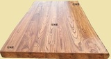 全实木大板 老榆木大板 吧台餐桌书桌大班台台面 全实木厚度可定