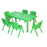 厂家直销幼儿园儿童桌子幼儿塑料桌子早教中心幼儿学习课桌椅