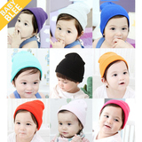 春秋冬季婴儿帽子6-12个月针织帽新生儿0-3个月男女宝宝儿童帽子