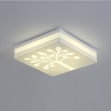 LED异型卧室书房吸顶灯时尚简约铁艺亚克力面板树形壁灯北欧文艺