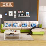 布艺简约现代大小户型沙发 多功能可折叠沙发储物客厅组合沙发床