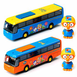 韩国进口玩具车 pororo玩具 儿童可爱卡通公交车公仔巴士回力车