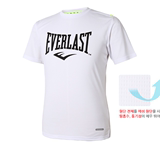 韩国正品EVERLAST代购新修身男弹力运动健身速干透气圆领短袖T恤