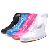 2014新款防雨鞋套女加厚防滑耐磨牛筋底拉链侧挡水片防雨水包邮