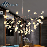 灯屋Moooi北欧后现代吊灯餐厅客厅创意个性LED萤火虫树枝吊灯艺术