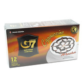 越南中原G7 摩卡 卡布奇诺速溶三合一咖啡盒装216g X 2盒组合