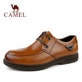 Camel/骆驼男士真皮皮鞋 春季新款系带平跟商务休闲男鞋 A2155278