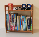 楠竹学生桌上书架 简易小型置物架桌面两三层整理 收纳 书柜特价