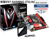 ASROCK/华擎科技 Z170 Gaming-ITX/AC M.2 超频 Z170 迷你主板