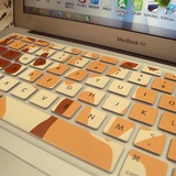 最新款苹果笔记本键盘膜MAC保护膜macbook pro air13/15寸彩色膜