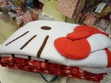 日本進口全新正版kitty臉型造型睡墊床墊 H205*W100公分