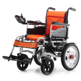 旁恩多功能电动轮椅 PE-WT-100W 大轮充气胎轻便可折叠代步车