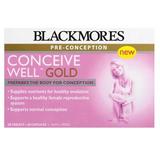 澳洲直邮Blackmores孕前备孕好孕黄金营养素56粒优生优育含叶酸